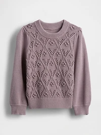 Baby & Toddler Puff-Sleeve Sweater