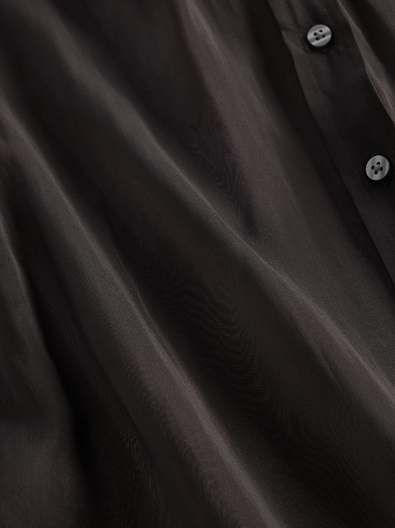 Sheer Organza Big Shirt