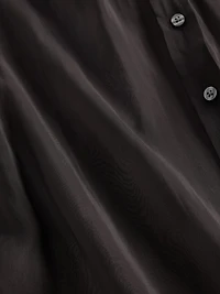 Sheer Organza Big Shirt