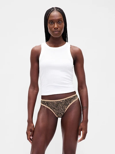 Organic Stretch Cotton Thong