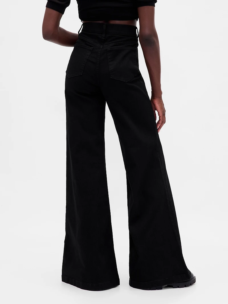 High Rise Relaxed Flare Jeans