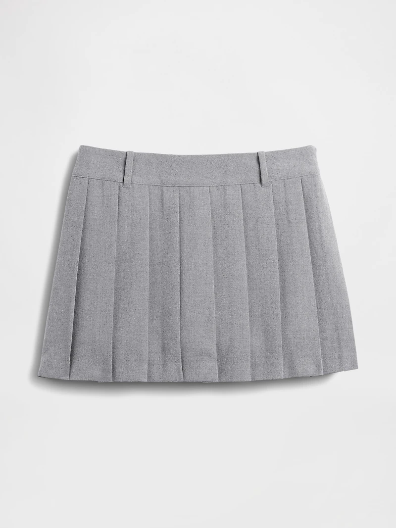 Pleated Mini Skort