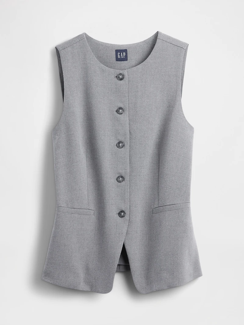High-Neck Vest