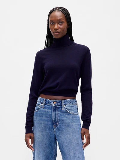 100% Merino Wool Turtleneck Sweater