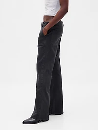 Low Rise Flare Khakis