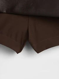 Vegan Leather Mini Skort