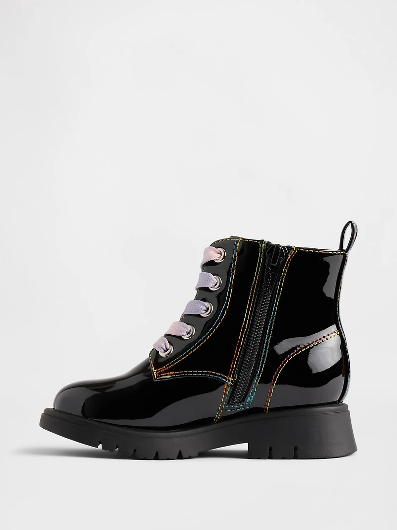 Gap × Disney Toddler Minnie Mouse Lace-Up Boots