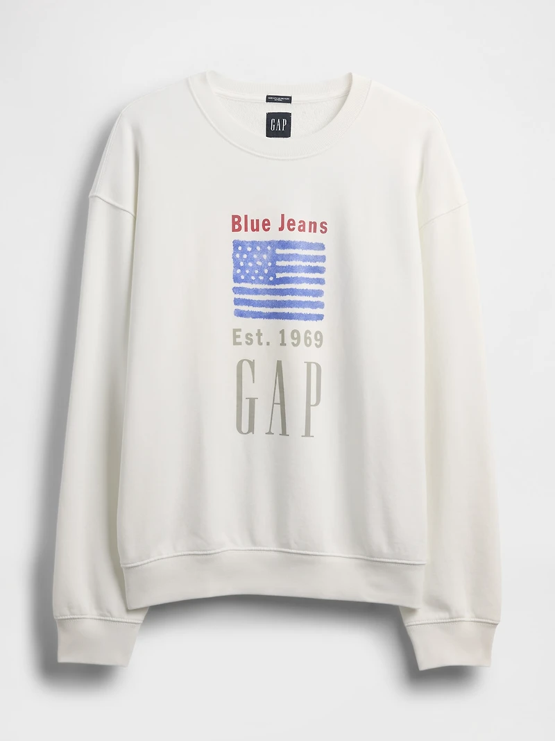 Heavyweight French Terry Oversized Logo Sweatshirt