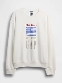 Heavyweight French Terry Oversized Logo Sweatshirt
