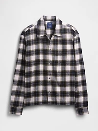 Organic Cotton Relaxed Flannel Shirt