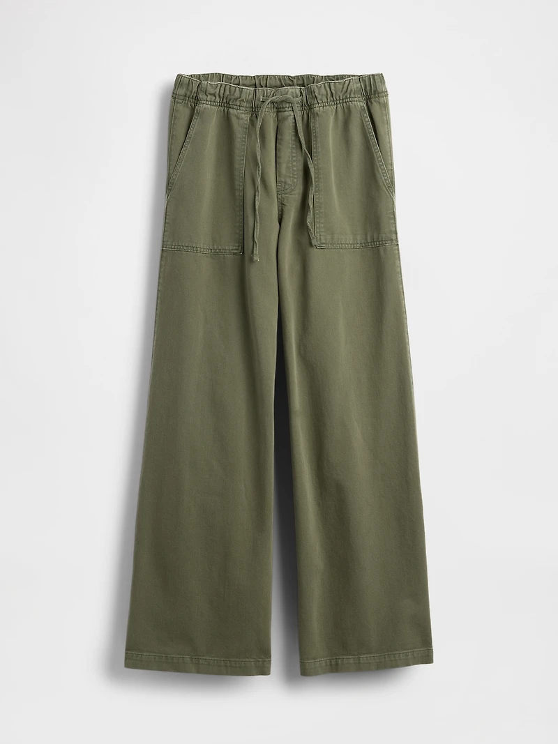 Mid Rise Easy Baggy Pants