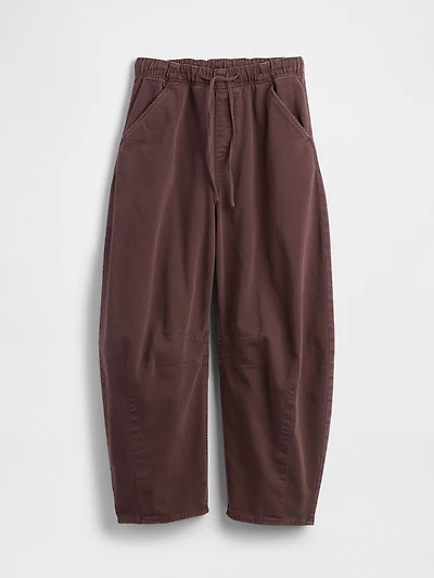 Mid Rise Twill Easy Horseshoe Pants