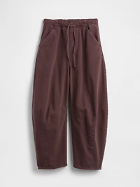 Mid Rise Twill Easy Horseshoe Pants