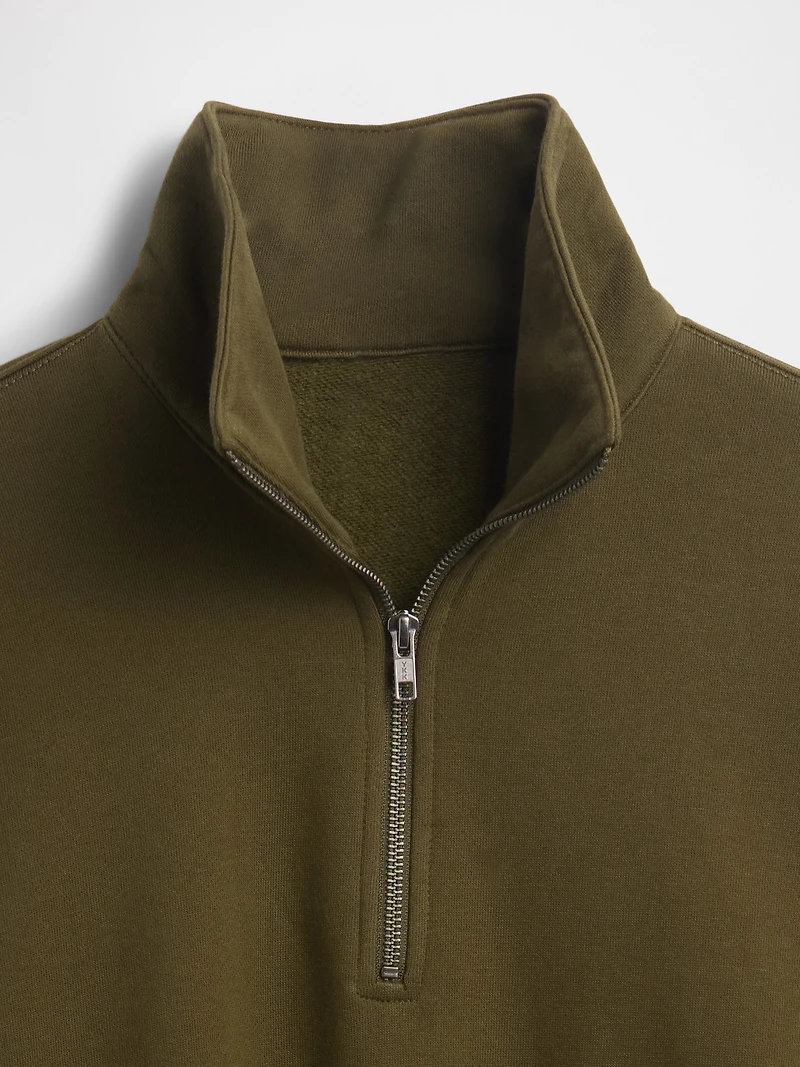 Heavyweight Oversized Quarter-Zip Pullover