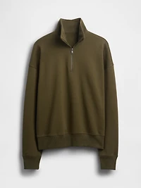 Heavyweight Oversized Quarter-Zip Pullover