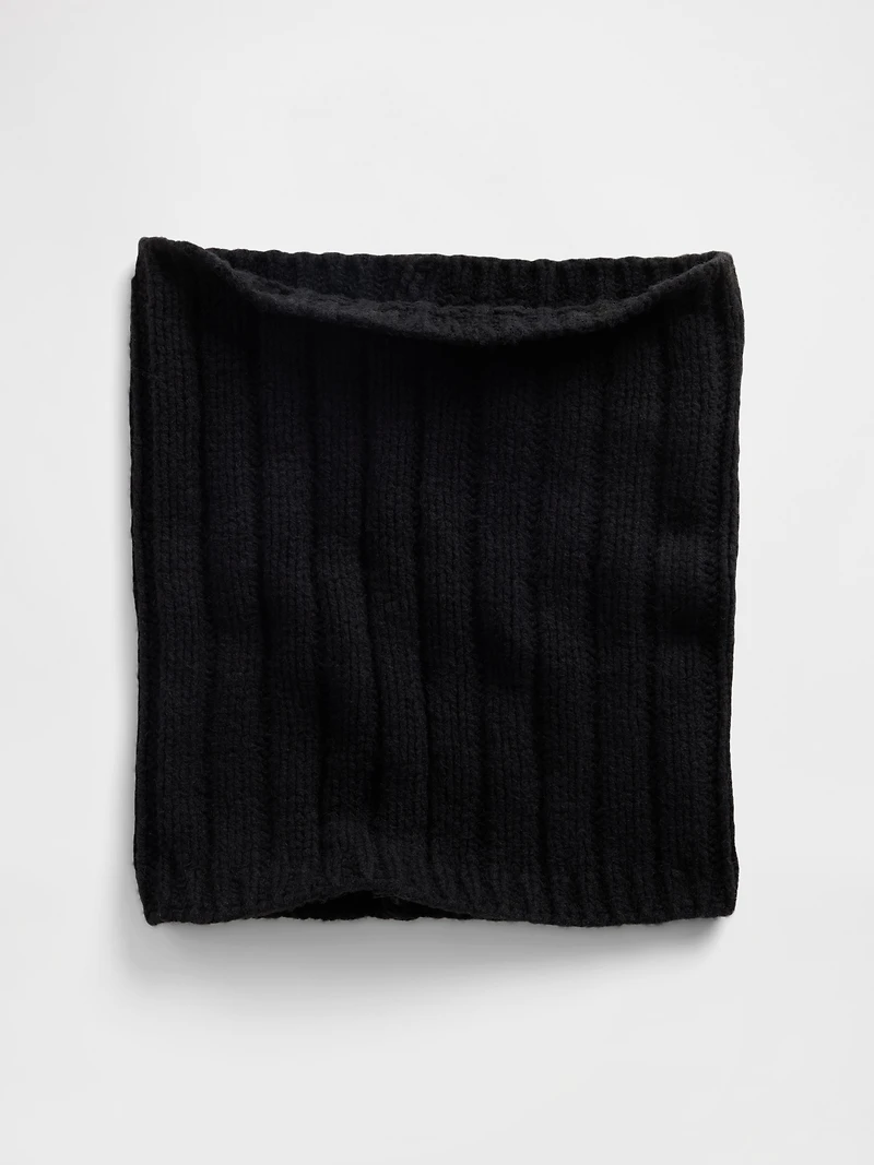 Kids CashSoft Wide Rib Scarf