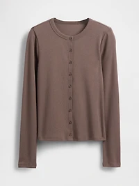 Modern Crewneck Cardigan