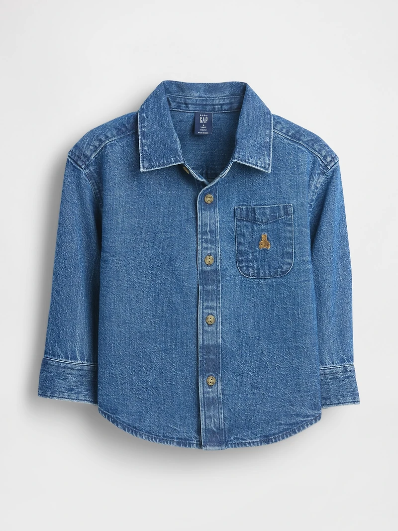 Baby & Toddler Denim Big Shirt