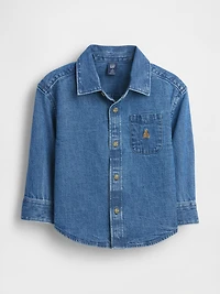 Baby & Toddler Denim Big Shirt