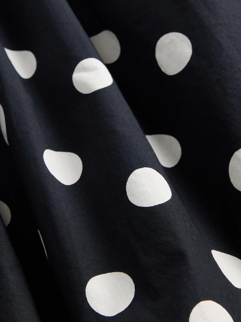 Poplin Bubble Mini Dress
