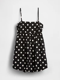 Poplin Bubble Mini Dress