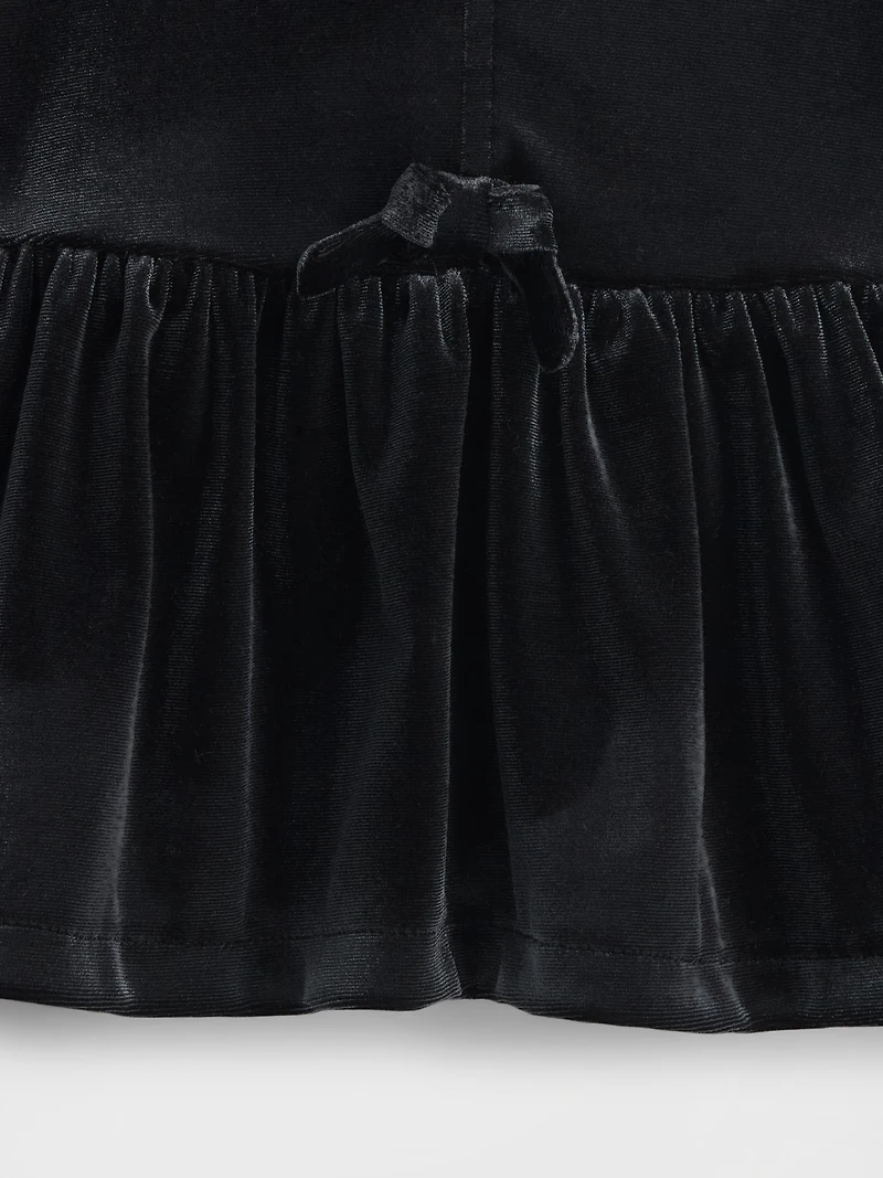 Baby & Toddler Velour Bow Top