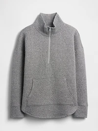 GapFit Quilted Jacquard Half-Zip Pullover