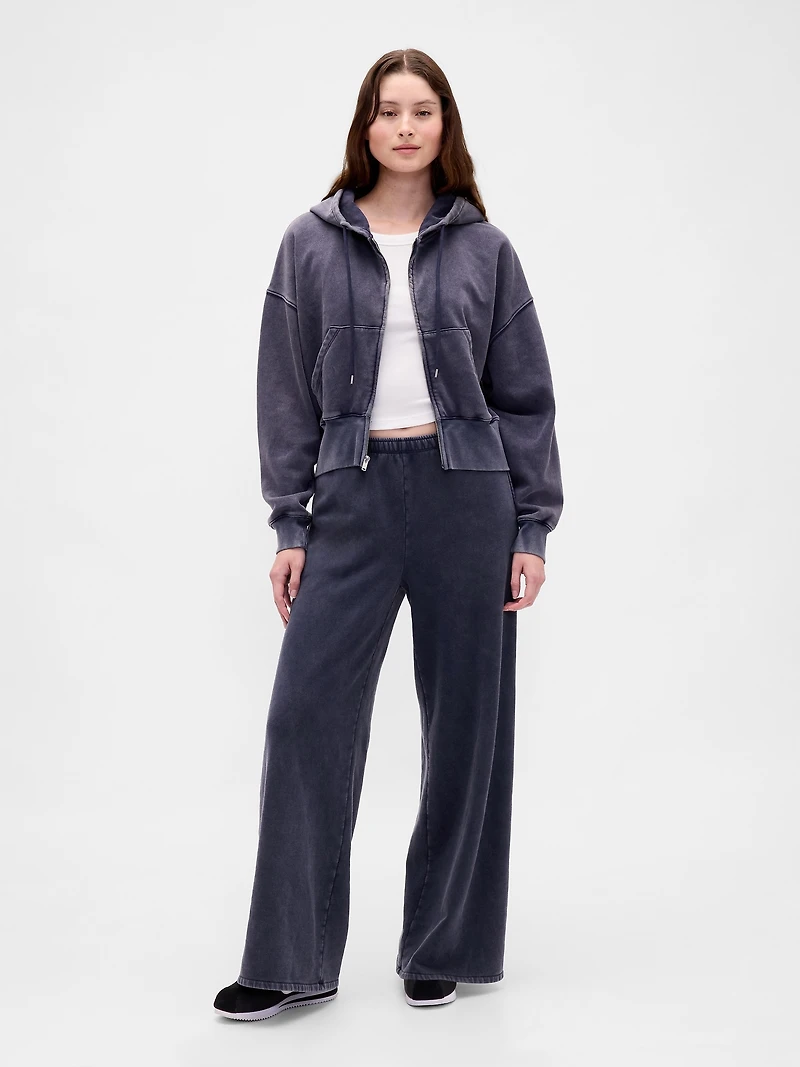 VintageSoft Full-Zip Wedge Hoodie