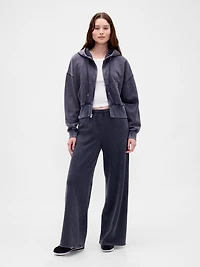 VintageSoft Full-Zip Wedge Hoodie