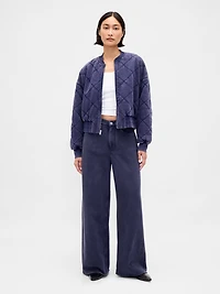 Heavyweight French Terry Wide-Leg Sweatpant Jeans