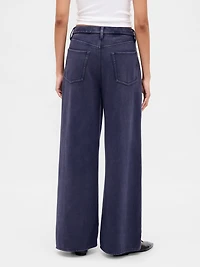 Heavyweight French Terry Wide-Leg Sweatpant Jeans