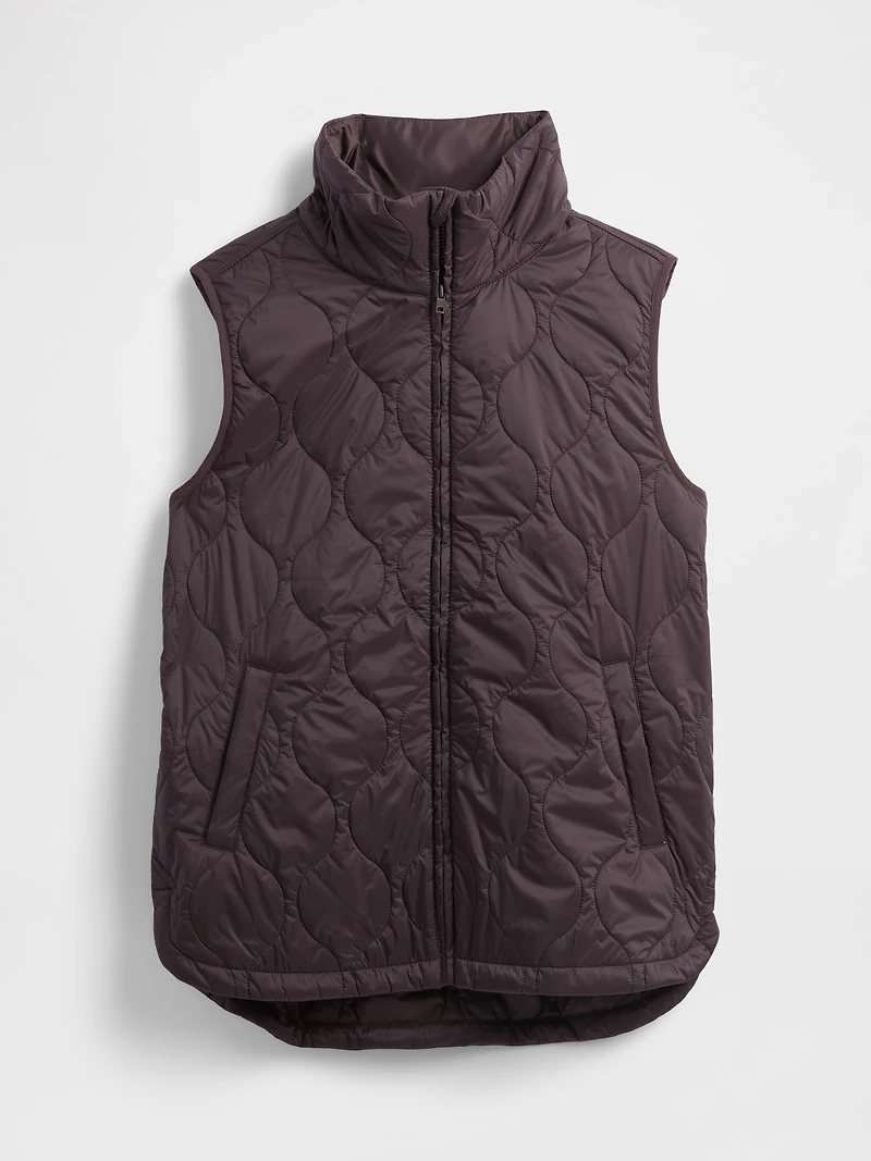 Recycled Lightweight Quilted Puffer Vest