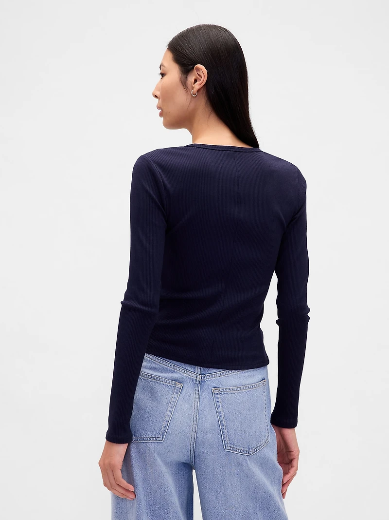 Modern Rib Crop T-Shirt