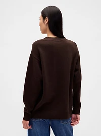 CashSoft Oversized V-Neck Sweater