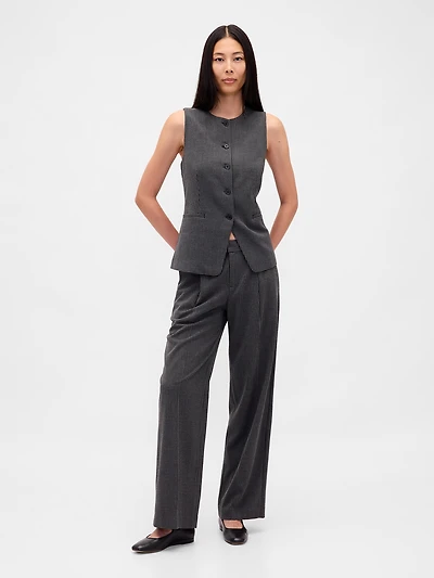 365 Low Rise Pleated Trousers