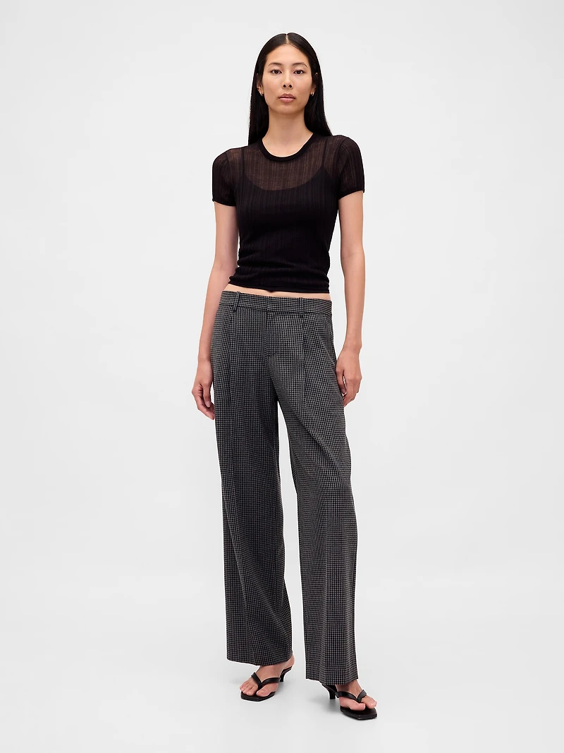 365 Low Rise Pleated Trousers