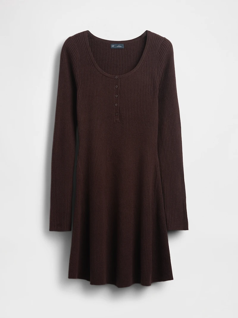CashSoft Rib Mini Sweater Dress