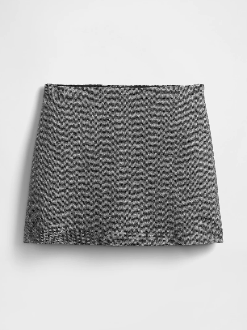 Herringbone Mini Skort