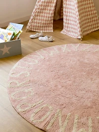 Lorena Canals Washable Rug ABC Natural Black