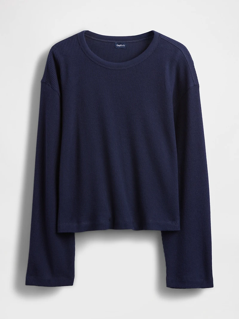 Waffle Crop PJ Top