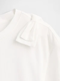 Kids Bow Peplum T-Shirt