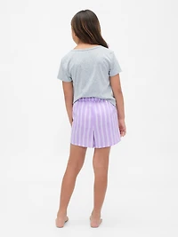 Gap × Disney Kids Recycled Flannel PJ Boxer Shorts