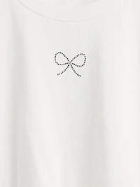 Kids Graphic Peplum T-Shirt