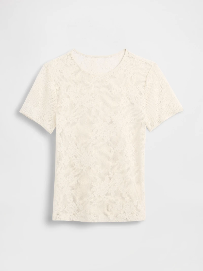 Floral Lace Mesh Top