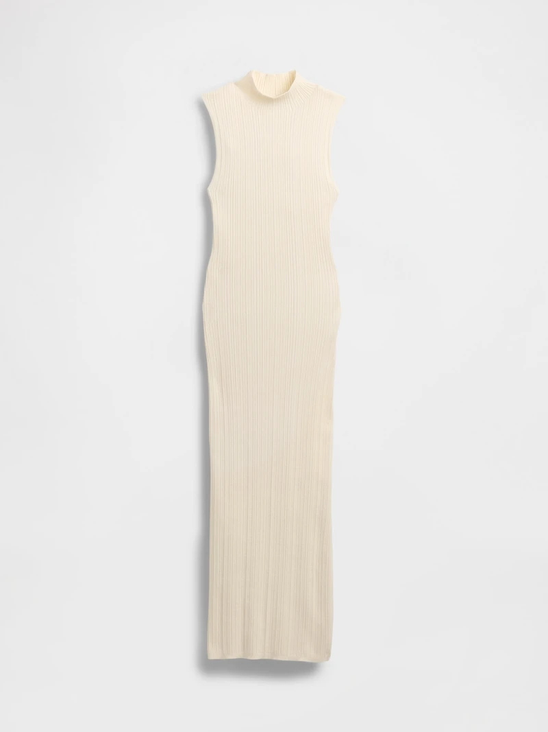Rib Midi Sweater Dress