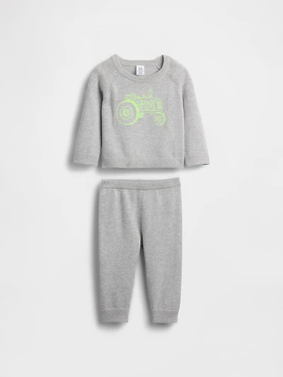 Baby CashSoft Pointelle Outfit Set