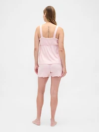 Modal Rib PJ Short Set