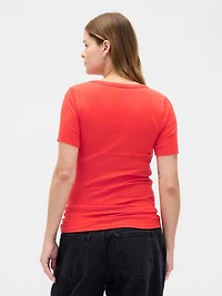 Maternity Modern Crewneck T-Shirt