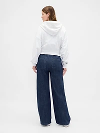 Maternity Full Panel Easy Wide-Leg Jeans