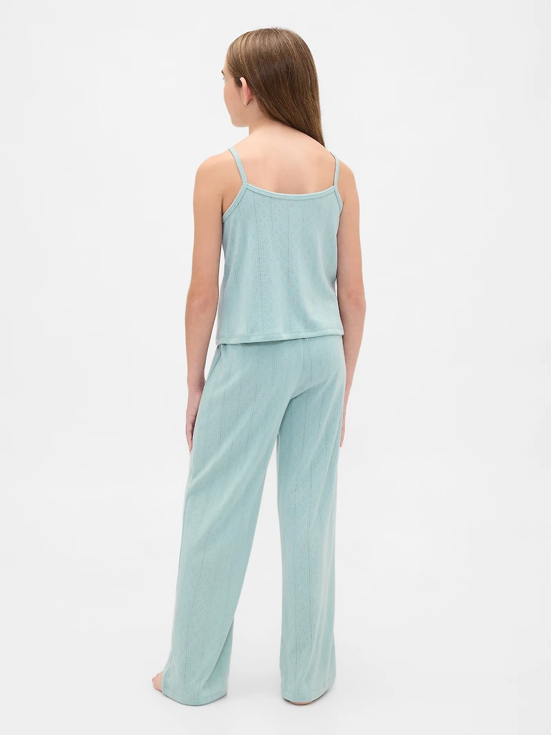 Kids Recycled Pointelle Tank PJ Set